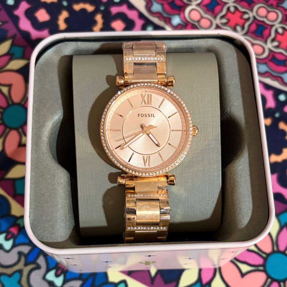 Fossil Women's Rose Gold Watch